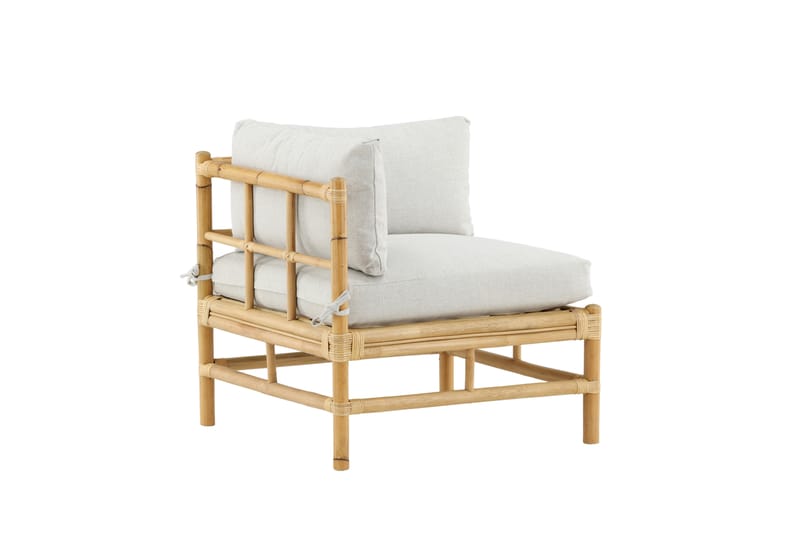 Cane Hörnmodul - Beige - Utemöbler - Loungemöbler - Modulsoffa utomhus - Hörnmodul utesoffa