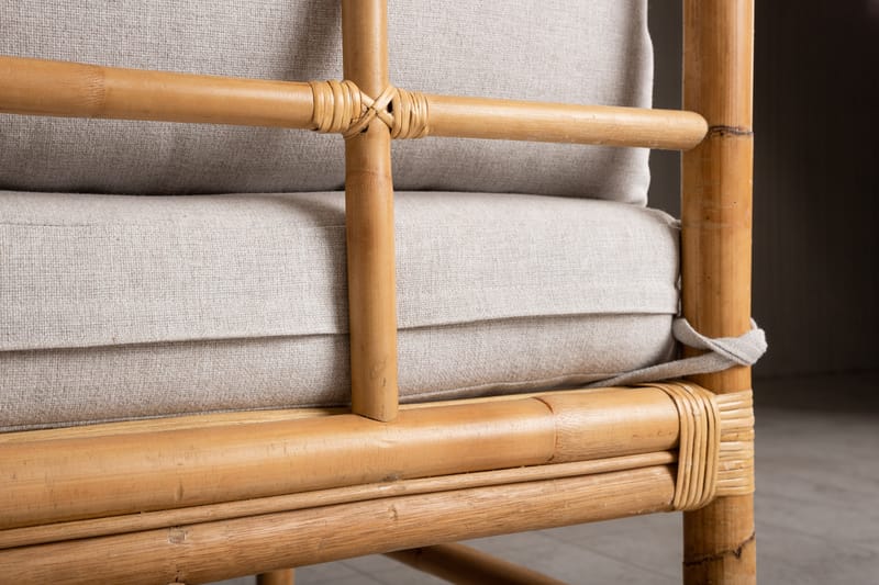 Cane Hörnmodul - Beige - Utemöbler - Loungemöbler - Modulsoffa utomhus - Hörnmodul utesoffa