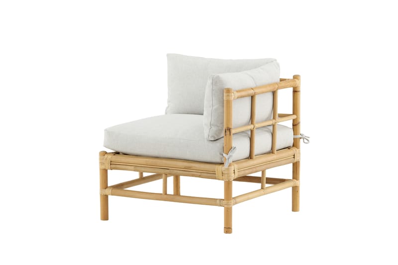 Cane Hörnmodul - Beige - Utemöbler - Loungemöbler - Modulsoffa utomhus - Hörnmodul utesoffa