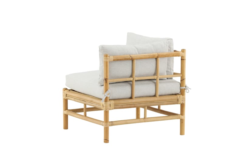 Cane Hörnmodul - Beige - Utemöbler - Loungemöbler - Modulsoffa utomhus - Hörnmodul utesoffa