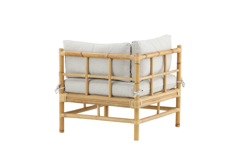 Cane Hörnmodul - Beige - Utemöbler - Loungemöbler - Modulsoffa utomhus - Hörnmodul utesoffa