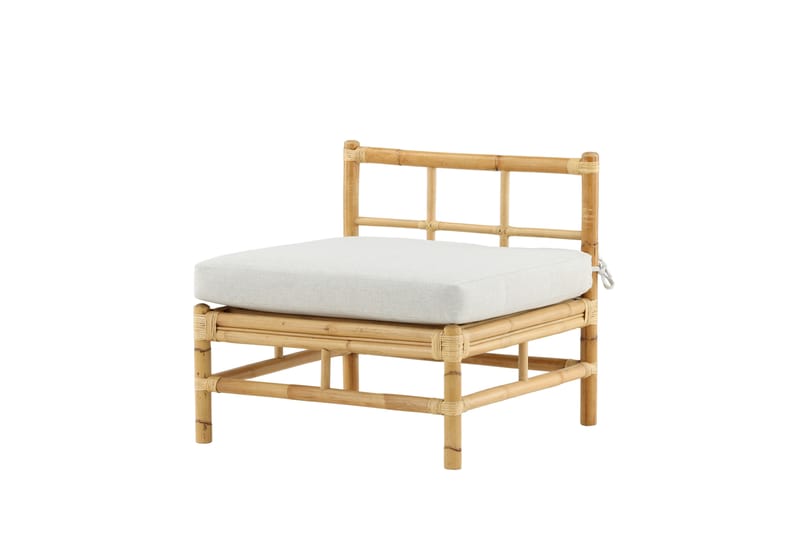 Cane Mittmodul - Beige - Utemöbler - Loungemöbler - Modulsoffa utomhus - Mittmodul utesoffa