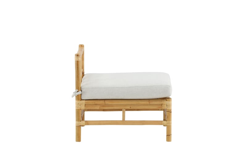 Cane Mittmodul - Beige - Utemöbler - Loungemöbler - Modulsoffa utomhus - Mittmodul utesoffa