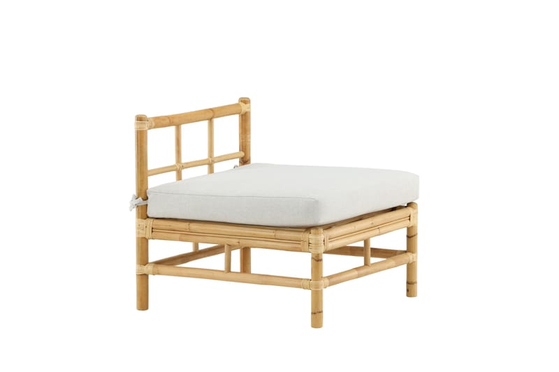 Cane Mittmodul - Beige - Utemöbler - Loungemöbler - Modulsoffa utomhus - Mittmodul utesoffa