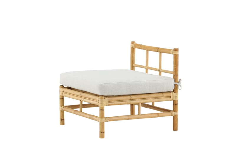 Cane Mittmodul - Beige - Utemöbler - Loungemöbler - Modulsoffa utomhus - Mittmodul utesoffa