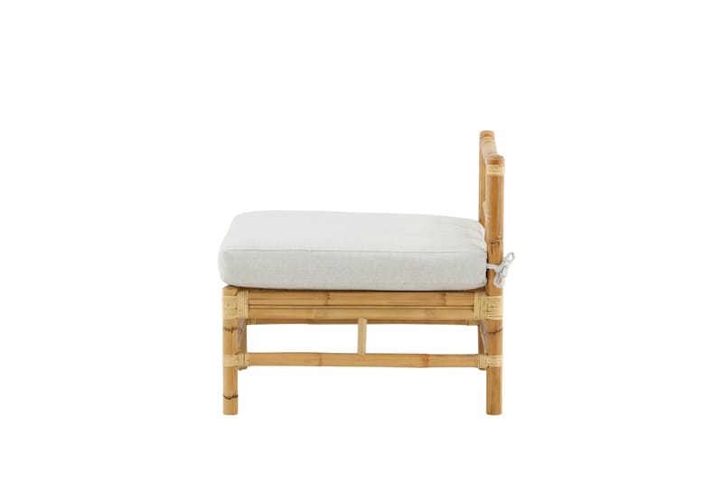 Cane Mittmodul - Beige - Utemöbler - Loungemöbler - Modulsoffa utomhus - Mittmodul utesoffa