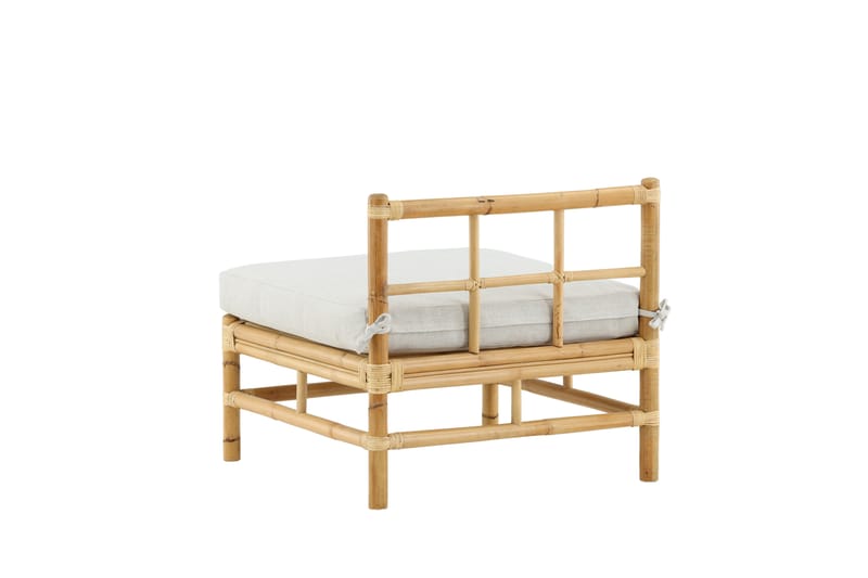 Cane Mittmodul - Beige - Utemöbler - Loungemöbler - Modulsoffa utomhus - Mittmodul utesoffa