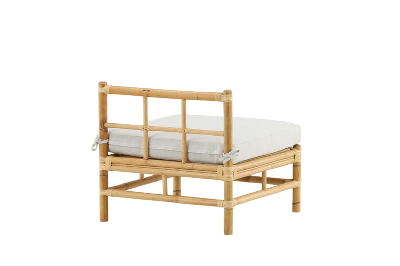 Cane Mittmodul - Beige - Utemöbler - Loungemöbler - Modulsoffa utomhus - Mittmodul utesoffa