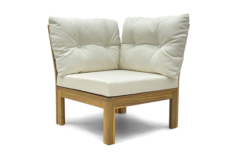 Lindha Hörnmodul - Beige - Utemöbler - Loungemöbler - Modulsoffa utomhus - Hörnmodul utesoffa