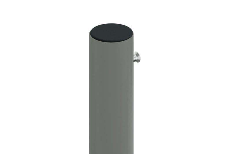 Infällbar sidomarkis 200x600 cm antracit - Grå - Balkongmarkis - Markiser - Sidomarkis - Balkongskydd & insynsskydd balkong