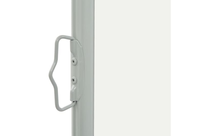 Infällbar sidomarkis 60x300 cm gräddvit - Vit - Balkongmarkis - Markiser - Sidomarkis - Balkongskydd & insynsskydd balkong