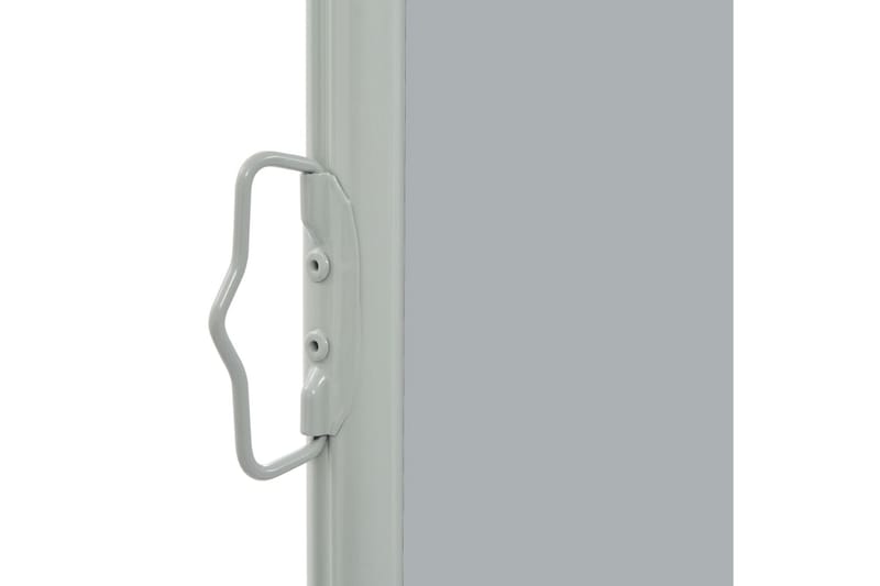 Infällbar sidomarkis 60x300 cm grå - Grå - Balkongmarkis - Markiser - Sidomarkis - Balkongskydd & insynsskydd balkong