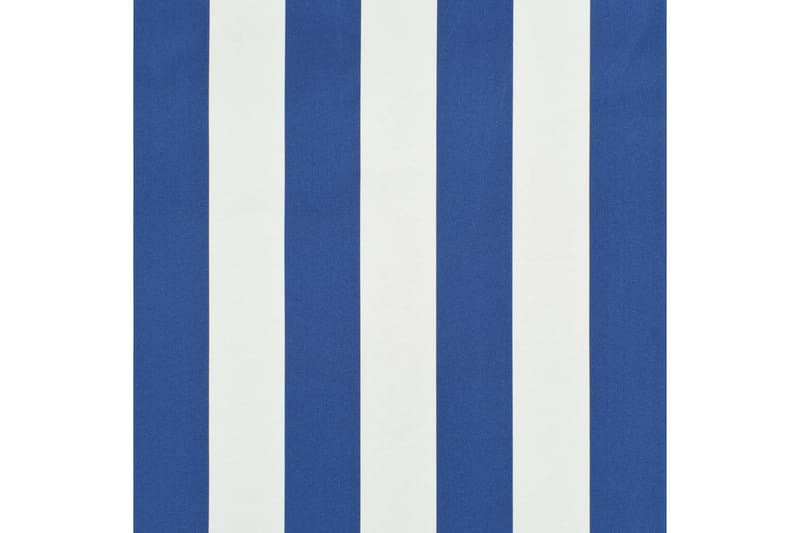 Markis 150x150 cm blå och vit - Flerfärgad - Fönstermarkis - Markiser - Solskydd fönster