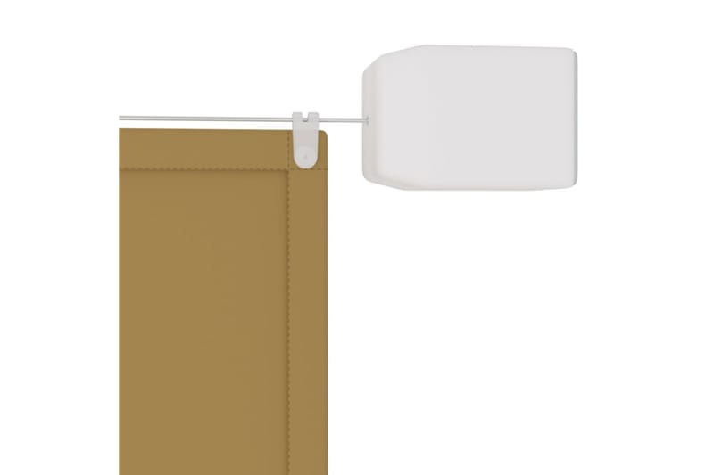 Markis vertikal beige 100x420 cm oxfordtyg - Beige - Fönstermarkis - Markiser - Solskydd fönster