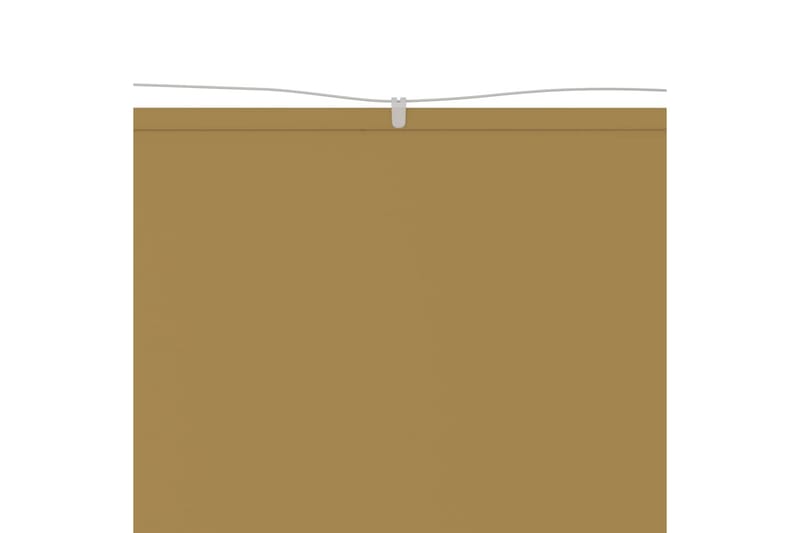 Markis vertikal beige 140x600 cm oxfordtyg - Beige - Fönstermarkis - Markiser - Solskydd fönster