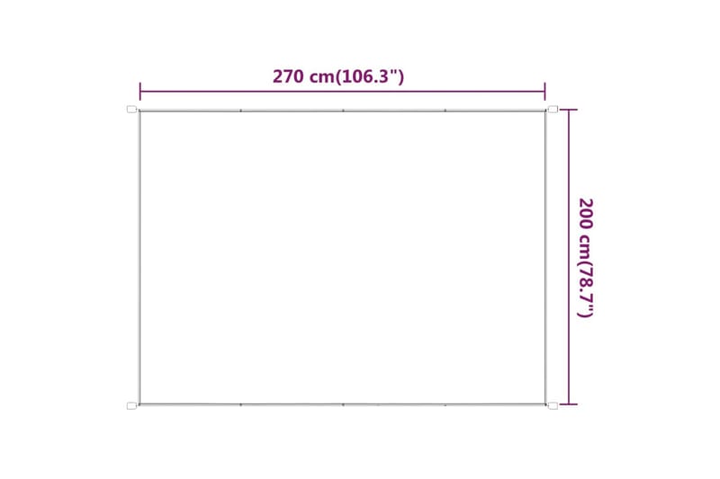 Markis vertikal beige 200x270 cm oxfordtyg - Beige - Fönstermarkis - Markiser - Solskydd fönster