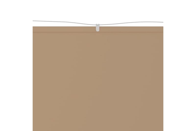 Markis vertikal taupe 100x360 cm oxfordtyg - Taupe - Fönstermarkis - Markiser - Solskydd fönster