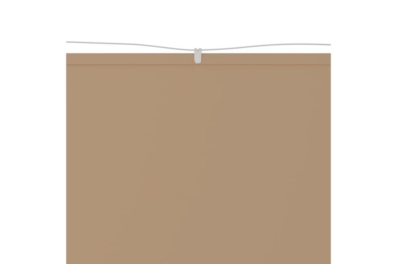 Markis vertikal taupe 100x600 cm oxfordtyg - Taupe - Fönstermarkis - Markiser - Solskydd fönster