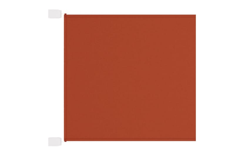 Markis vertikal terrakotta 180x600 cm oxfordtyg - Röd - Fönstermarkis - Markiser - Solskydd fönster