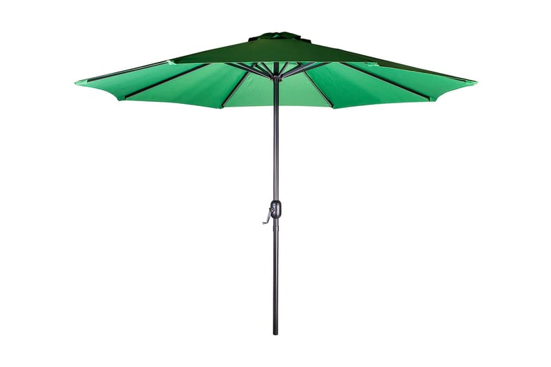 Parasoll BAHAMA D27m med vev färg: silver/grönt - Grön/Svart - Parasoll - Utemöbler barn