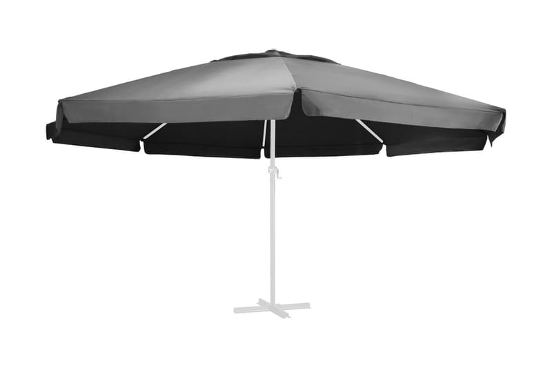 Reservtyg för parasoll antracit 600 cm - Grå - Parasoll