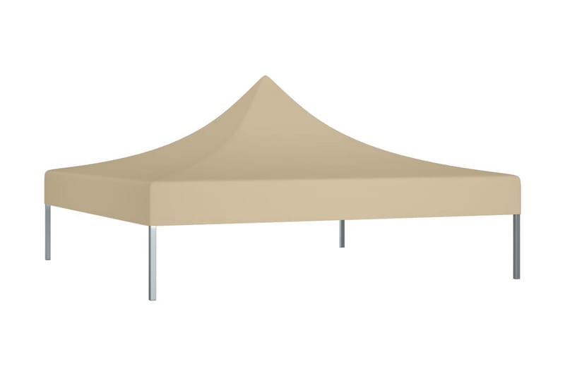 Tak till partytält 2x2 m beige 270 g/m² - Beige - Paviljongtak