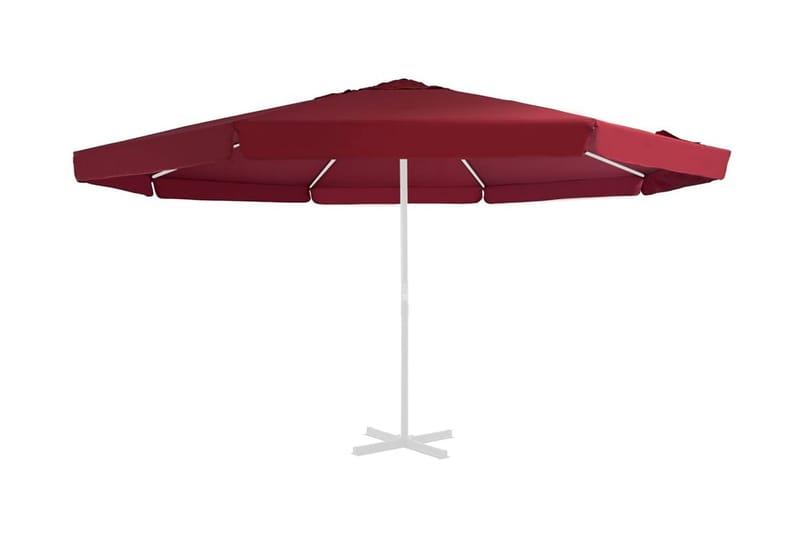 Reservtyg för parasoll vinröd 500 cm - Röd - Parasoll