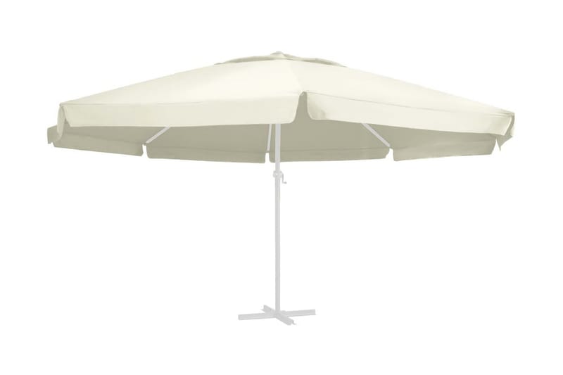 Reservtyg för parasoll sandfärgat 600 cm - Parasoll