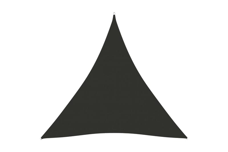 Solsegel oxfordtyg trekantigt 6x6x6 m antracit - Grå - Solsegel