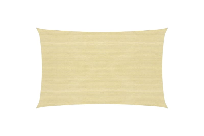 Solsegel 160 g/m² beige 3x6 m HDPE - Beige - Solsegel