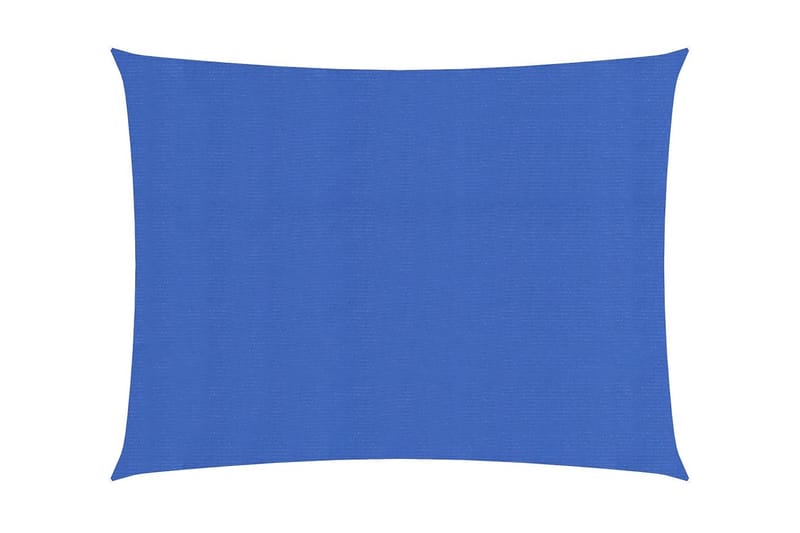 Solsegel 160 g/m² blå 2x3 m HDPE - Blå - Solsegel