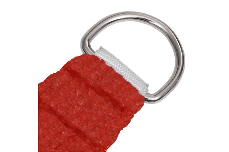 Solsegel 160 g/m² röd 3x4,5 m HDPE - Röd - Solsegel