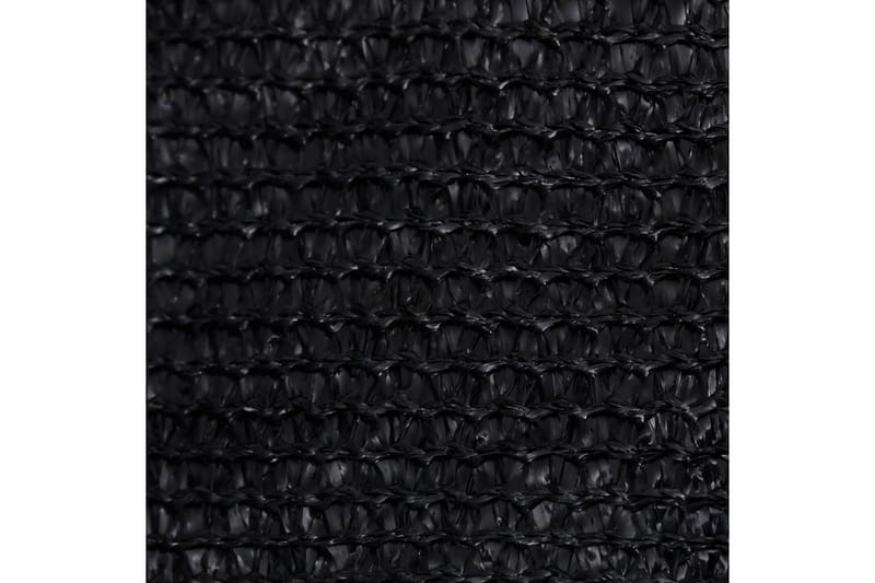 Solsegel 160 g/m² svart 2,5x3,5 m HDPE - Svart - Solsegel