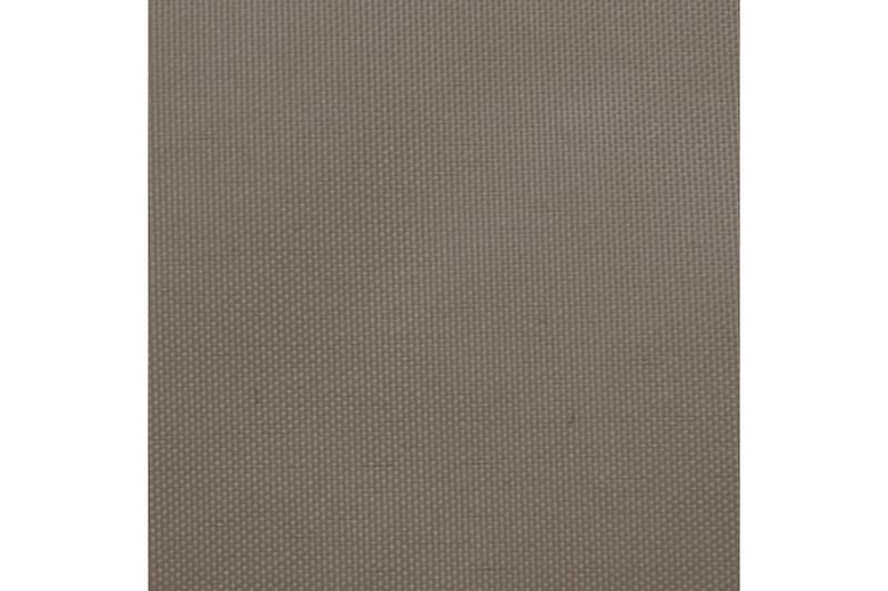 Solsegel oxfordtyg fyrkantigt 4,5x4,5 m taupe - Taupe - Solsegel