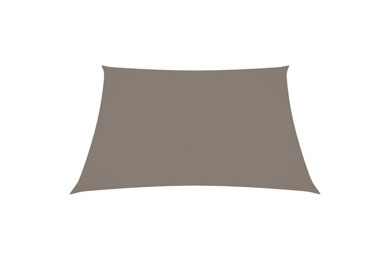 Solsegel oxfordtyg fyrkantigt 4,5x4,5 m taupe - Taupe - Solsegel