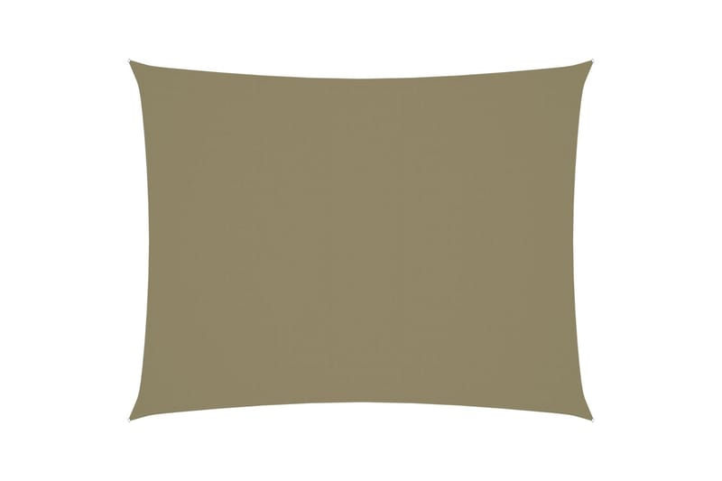 Solsegel oxfordtyg rektangulärt 2,5x3,5 m beige - Beige - Solsegel