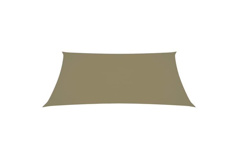 Solsegel oxfordtyg rektangulärt 2,5x3,5 m beige - Beige - Solsegel