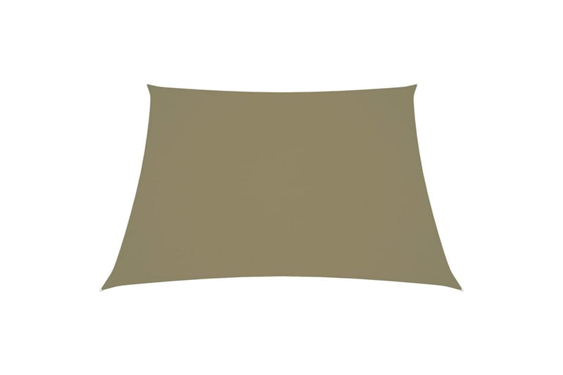 Solsegel oxfordtyg rektangulärt 2,5x3 m beige - Beige - Solsegel