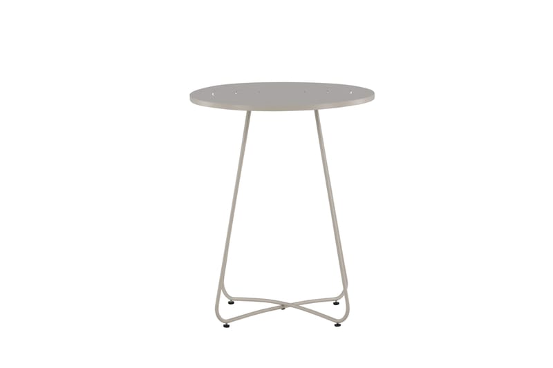 Bacong Cafébord 60 cm Rund Beige - Venture Home - Utemöbler - Utebord & trädgårdsbord - Cafebord