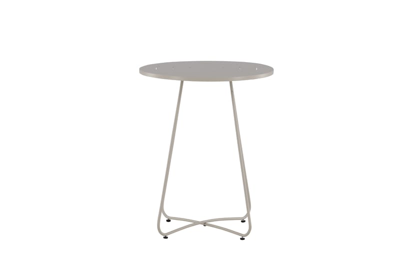 Bacong Cafébord 60 cm Rund Beige - Venture Home - Utemöbler - Utebord & trädgårdsbord - Cafebord