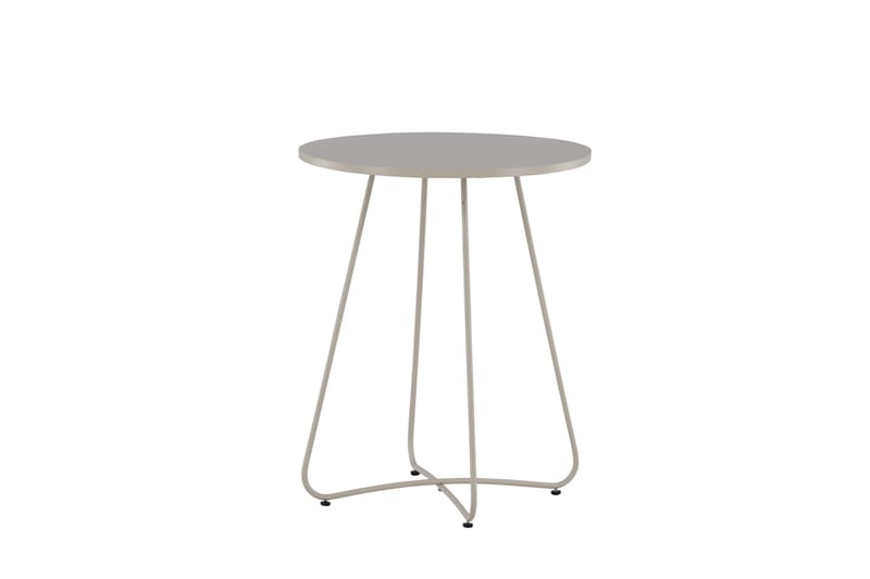 Bacong Cafébord 60 cm Rund Beige - Venture Home - Utemöbler - Utebord & trädgårdsbord - Cafebord