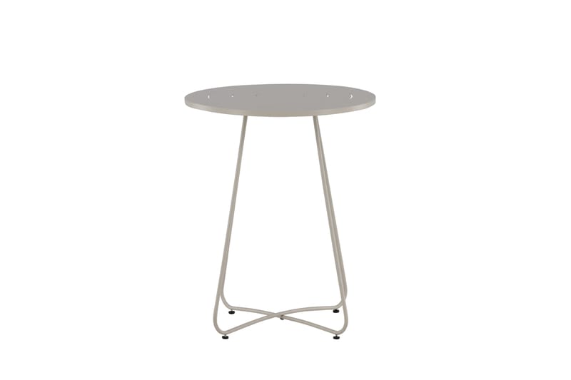 Bacong Cafébord 60 cm Rund Beige - Venture Home - Utemöbler - Utebord & trädgårdsbord - Cafebord