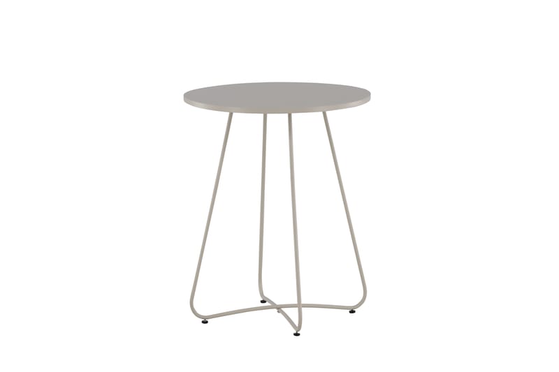 Bacong Cafébord 60 cm Rund Beige - Venture Home - Utemöbler - Utebord & trädgårdsbord - Cafebord