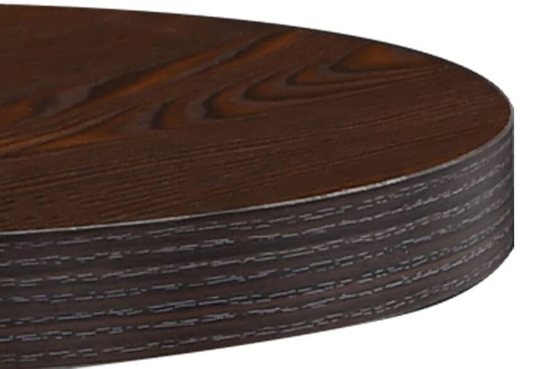 Bistrobord mörkbrun 40 cm MDF - Brun - Cafebord - Balkongbord