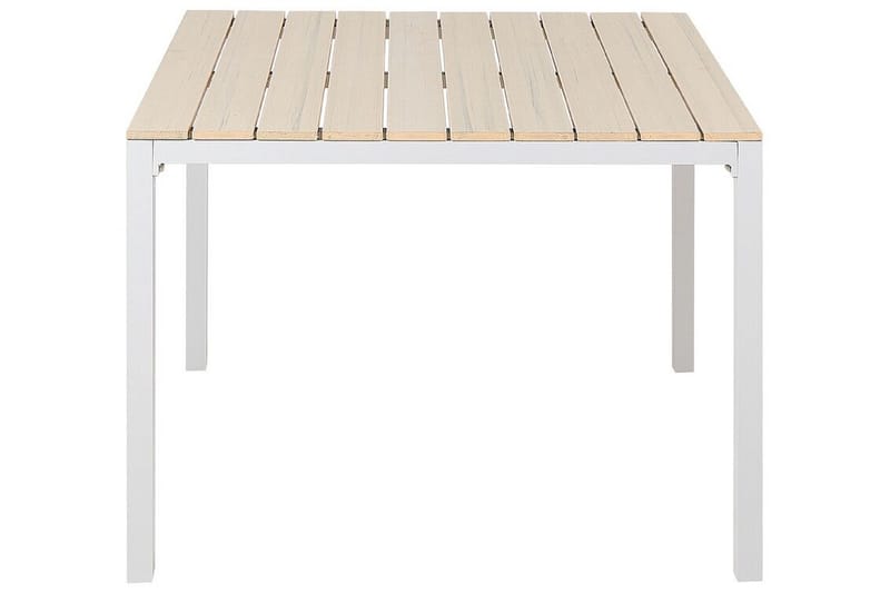 Edmundston Matbord 95x95 cm - Beige/Vit - Utemöbler - Utebord & trädgårdsbord - Matbord utomhus