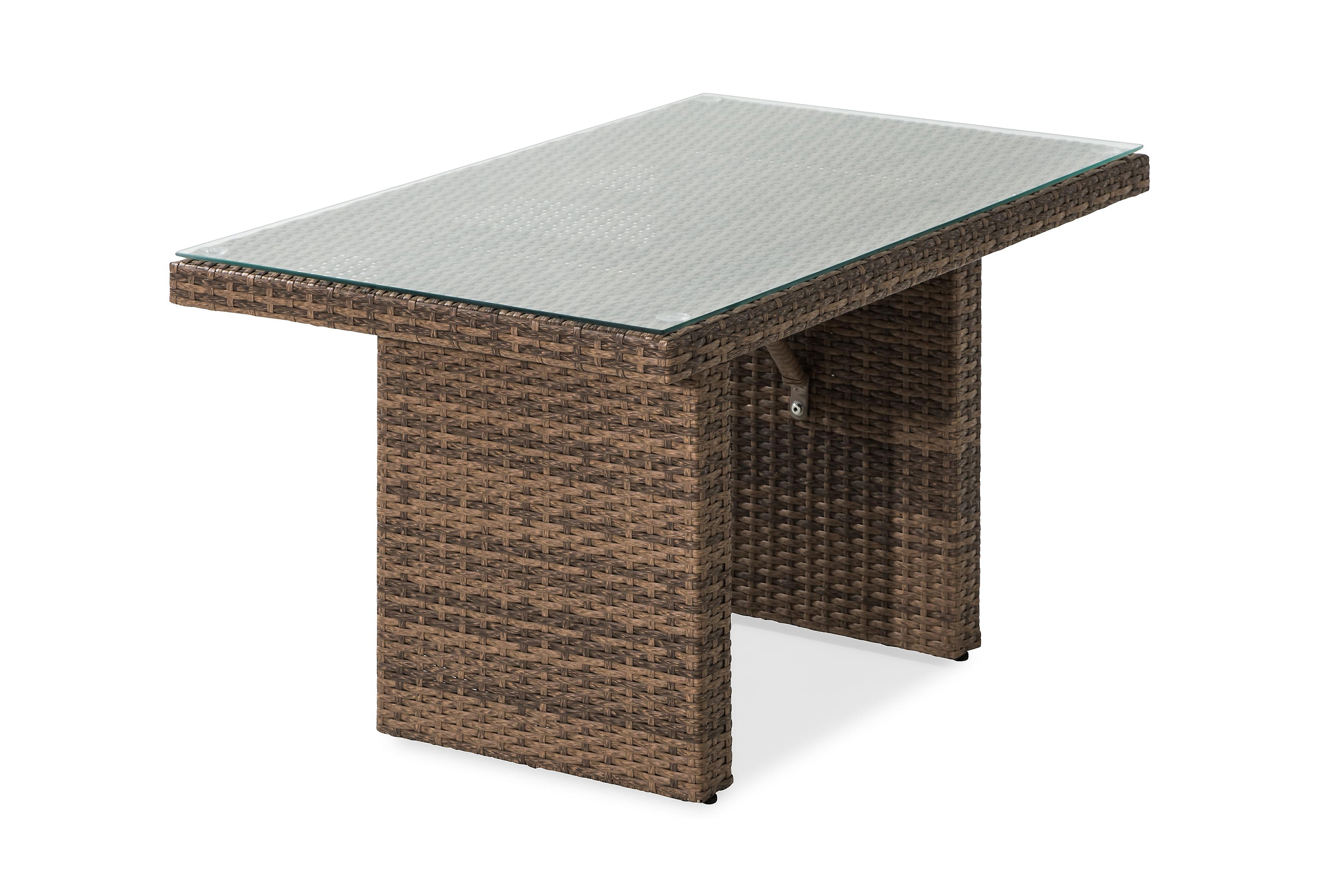 Venture Home Bahamas Högt Soffbord 100x60 cm - Sand Loungebord & soffbord utomhus Vit,Brun Plast