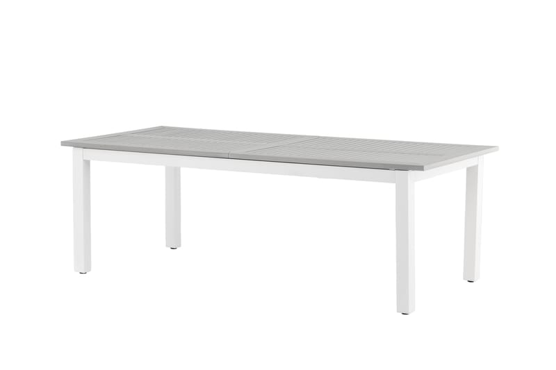 Albany Förlängningsbart Matbord 224-324 cm Grå/Vit - Venture Home - Utemöbler - Utebord & trädgårdsbord - Matbord utomhus