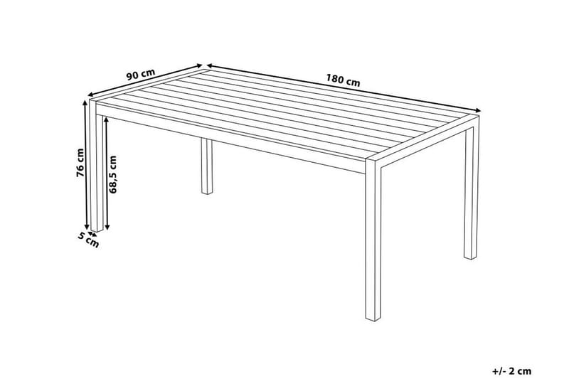 Pereta Matbord 180 cm - Vit - Matbord utomhus