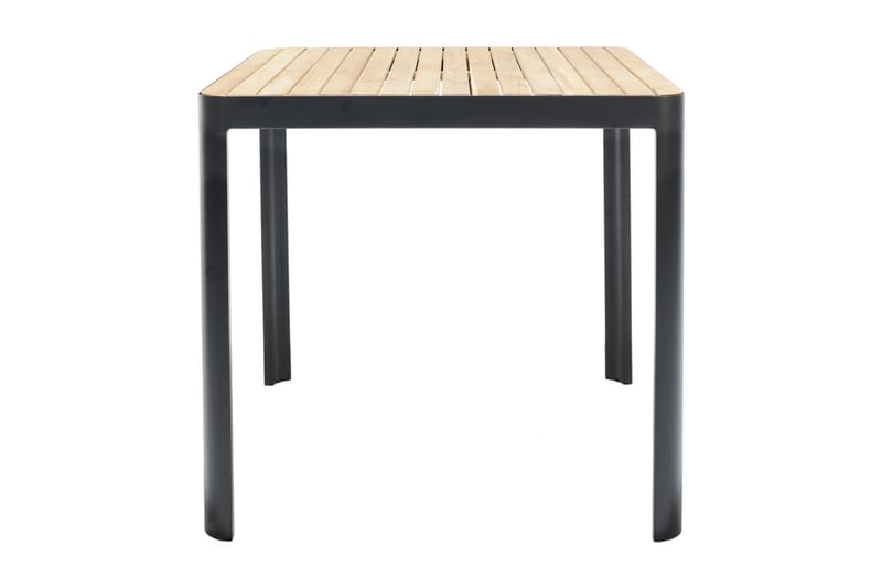 Portals bord 95 cm - Svart/Trä - Matbord utomhus - Utemöbler barn