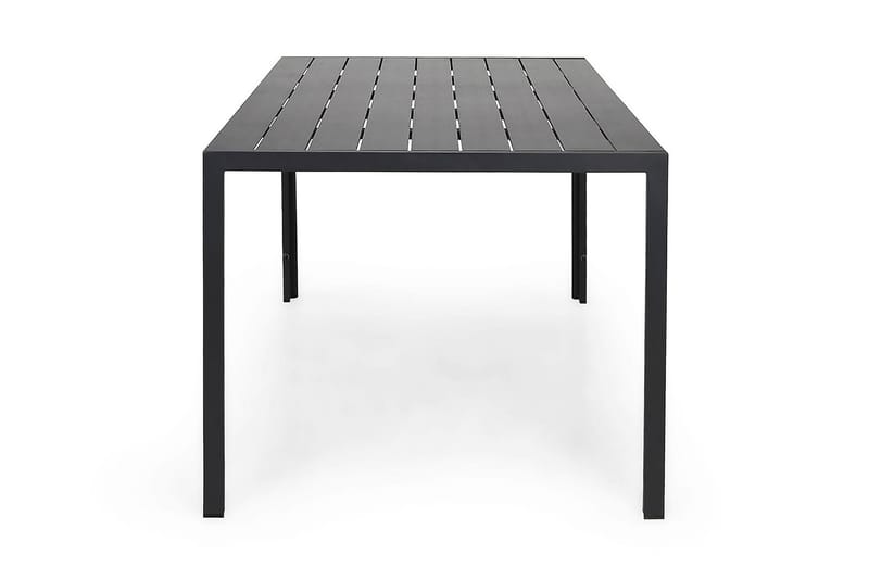 Tunis Utebord – Matbord Utomhus 150x90 cm – Trädgårdsbord för Uteplats och Altan - Svart / Rotting - Utemöbler - Utebord & trädgårdsbord - Matbord utomhus